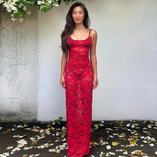 Ruched Mesh Strapless Sheer Maxi Dress