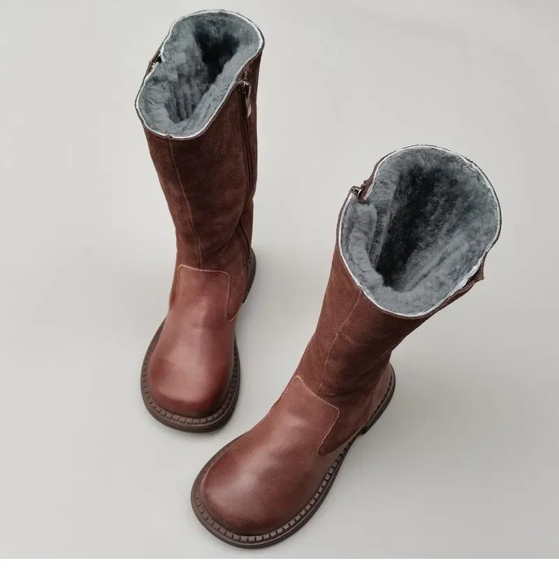 | Shearling Riding Boots