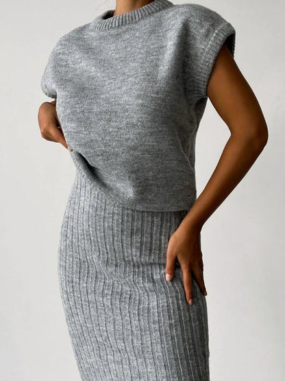 | Rib Sleeveless Set
