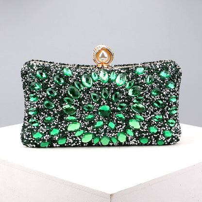 Diamond Encrusted Clutch Bag by Talia