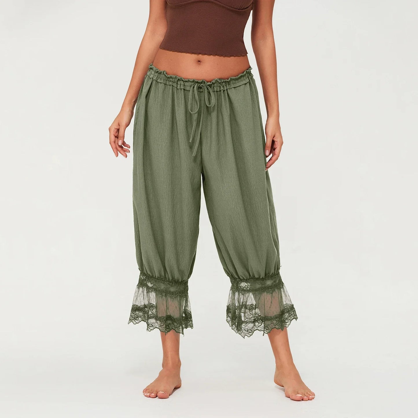 | Lace Lantern Pants