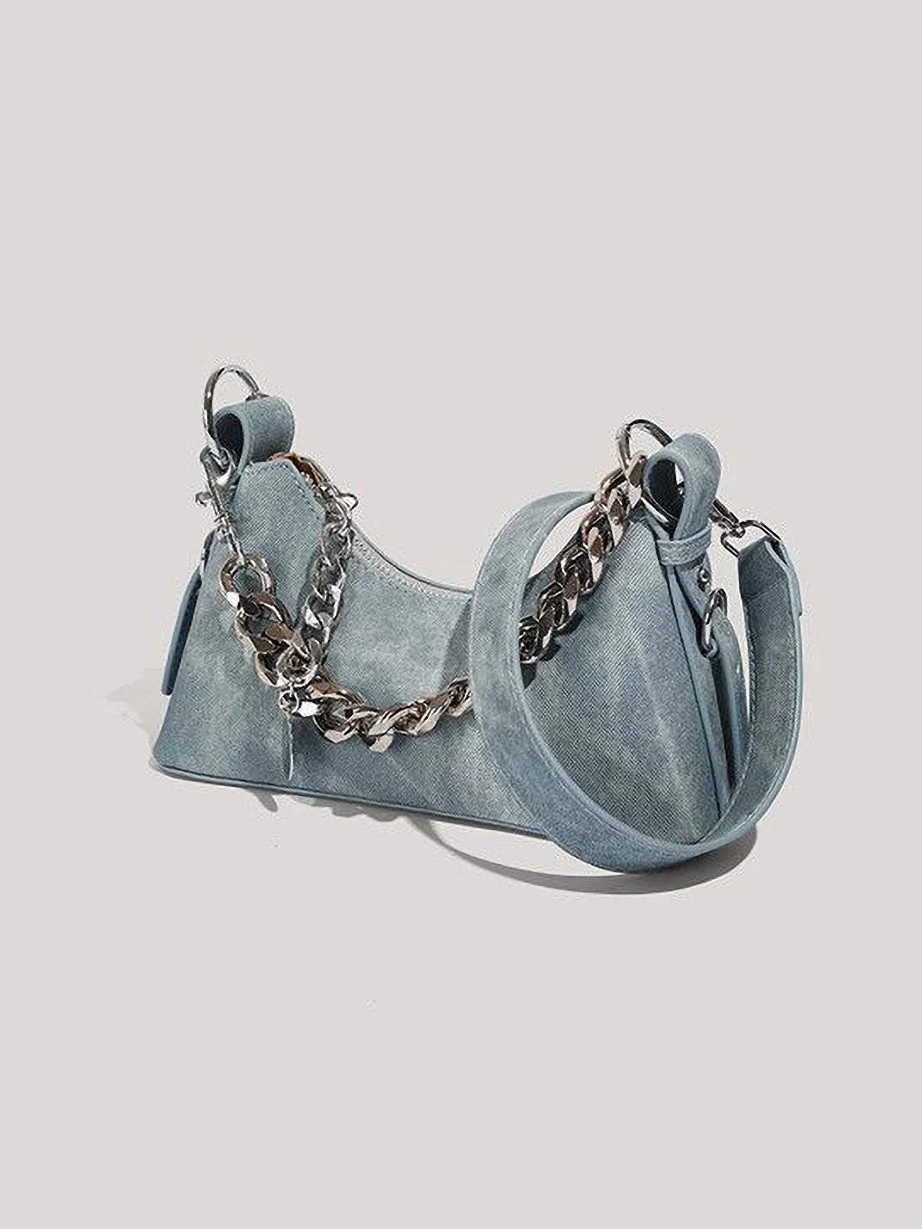| Denim Chain Bag