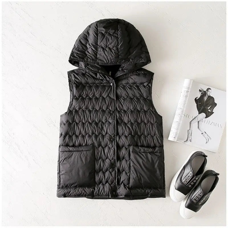| Puffer Vest in Gold