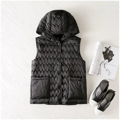 | Puffer Vest in Gold