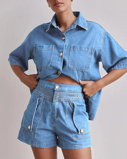 | 100% Cotton Denim Set
