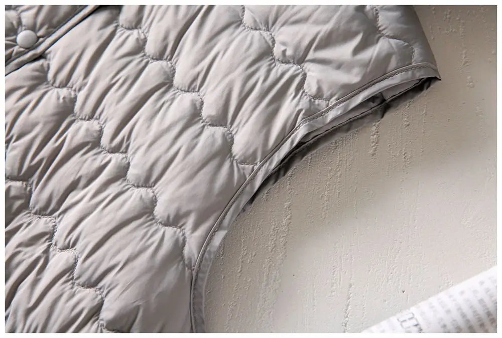 | Puffer Vest in Gold