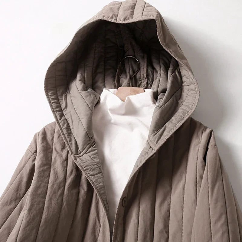 | Quilted Hooded Coat
