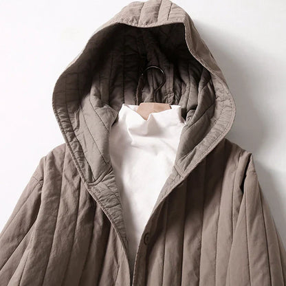 | Quilted Hooded Coat