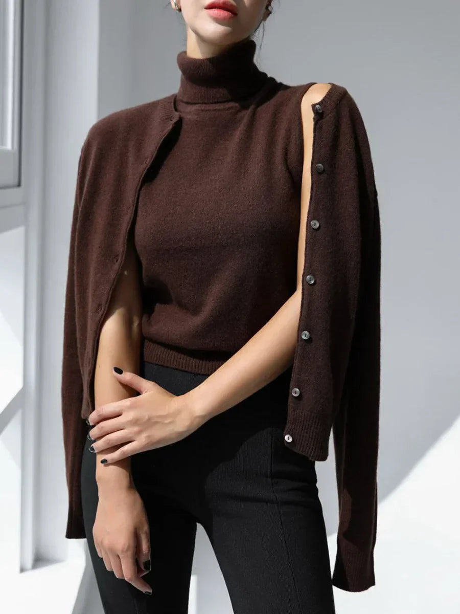 | High-Neck Vest