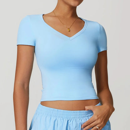 Push Up Quick Dry Gym T-shirt