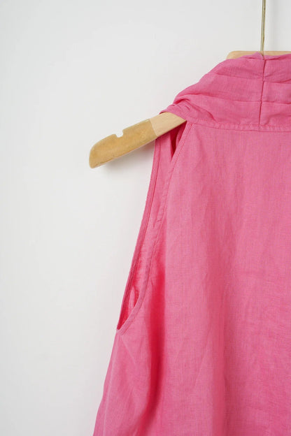 | Drape Linen Vest
