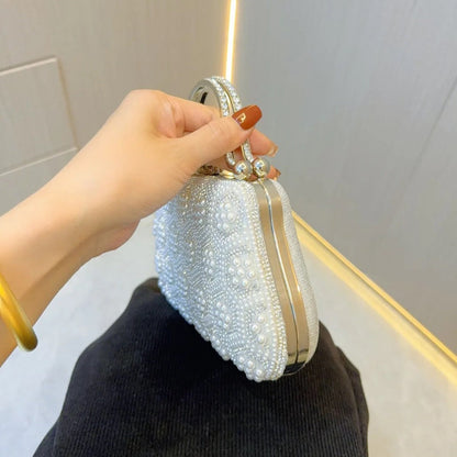 Pearl Clutch Bag by Clarabelle
