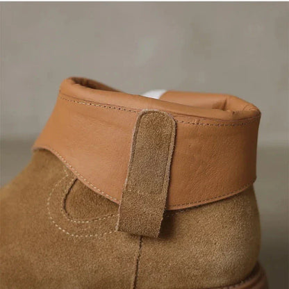 | Leather Zipper Boots