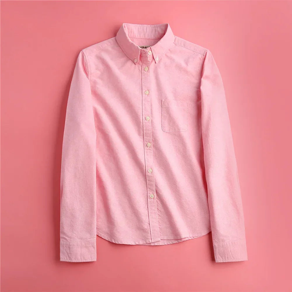 | Oxford Blouses in Pastel