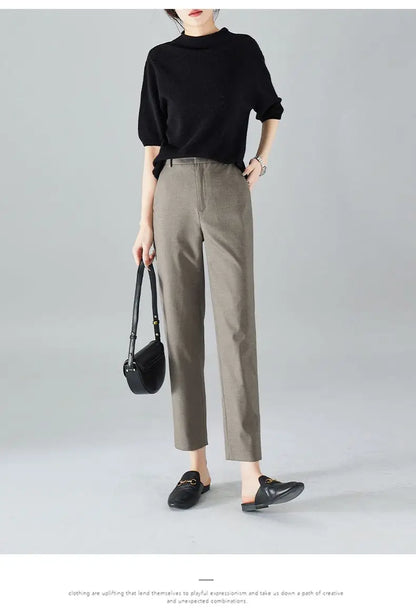 | High-Waist Trousers