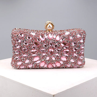 Diamond Encrusted Clutch Bag by Talia
