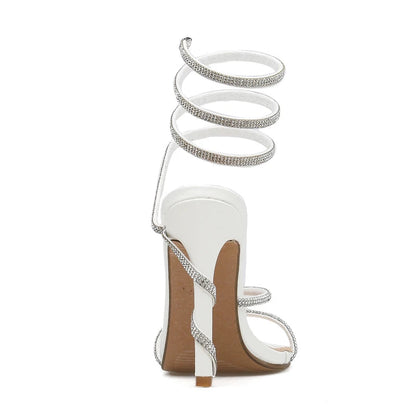 Crystal String Bead Sandals for Women's Summer Fashion
