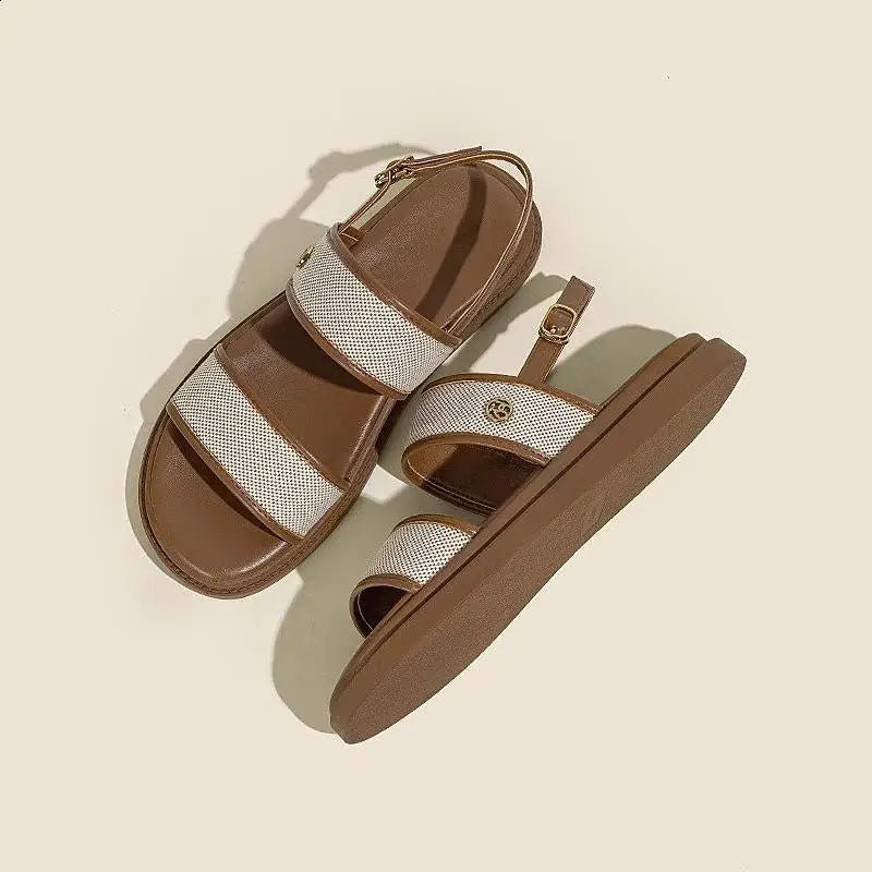 | Italian Woven Strap Sandals