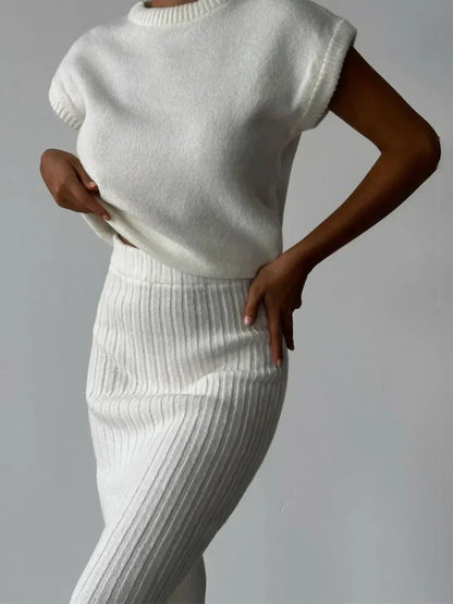 | Rib Sleeveless Set