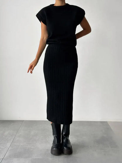 | Rib Sleeveless Set