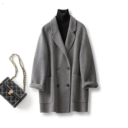 | Wool Herringbone Coat