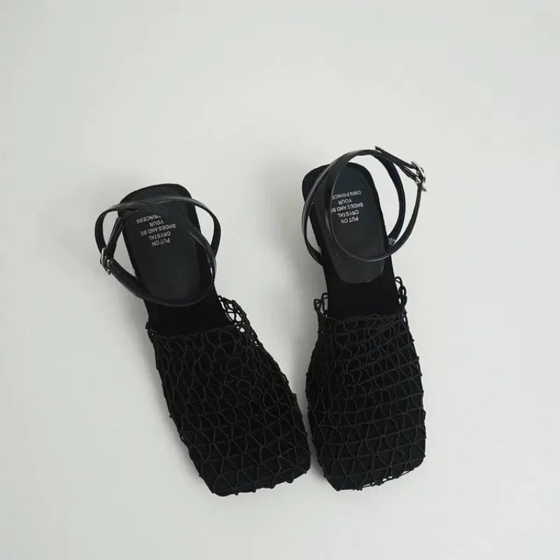 | Mesh Weave Heels