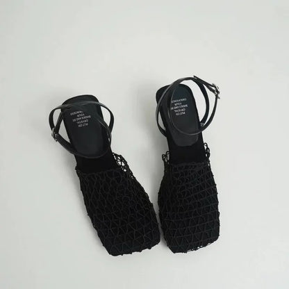 | Mesh Weave Heels
