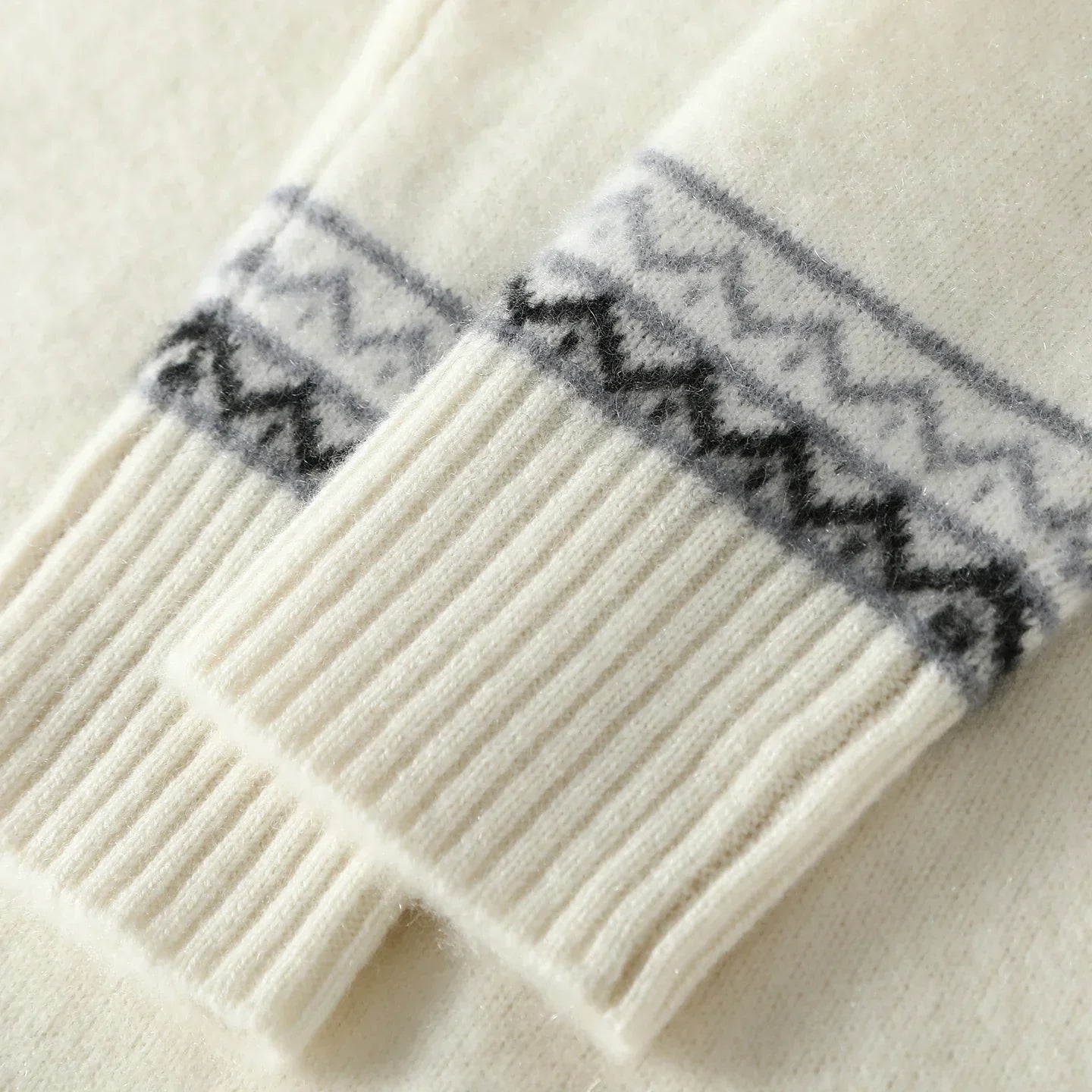 | Alpine Jacquard Cashmere Knit
