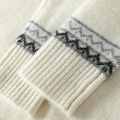 | Alpine Jacquard Cashmere Knit
