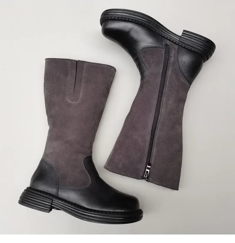 | Shearling Riding Boots