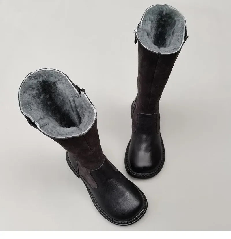 | Shearling Riding Boots
