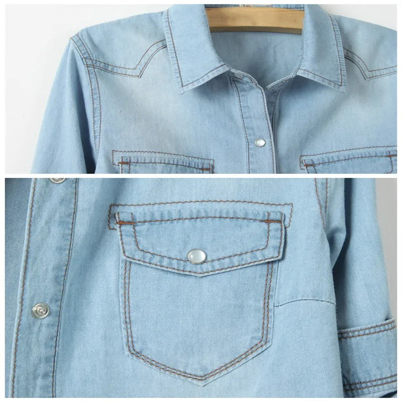 | Denim Crop Top