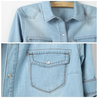 | Denim Crop Top