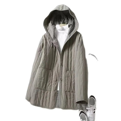 | Quilted Hooded Coat