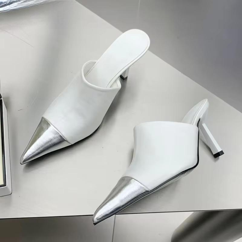 Elegant Chic Modern Minimalist Timeless Sleek Versatile White High Heels