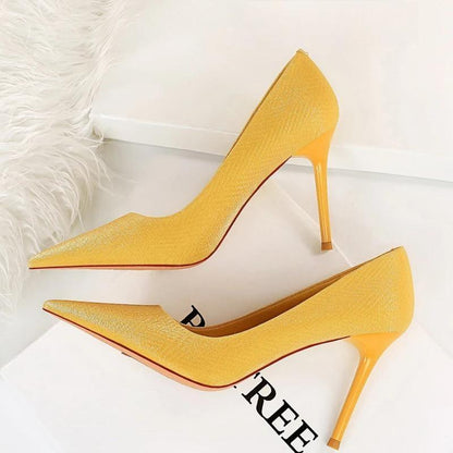 Fashion Office Pumps Gradient Color High Heels