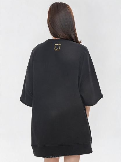 Simpson American Preppy Style Oversized T-shirt