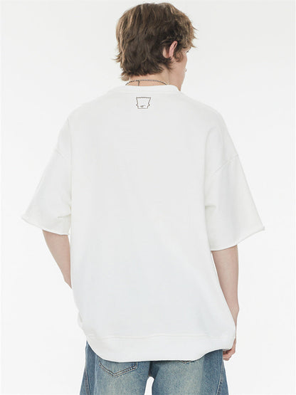 Simpson American Preppy Style Oversized T-shirt