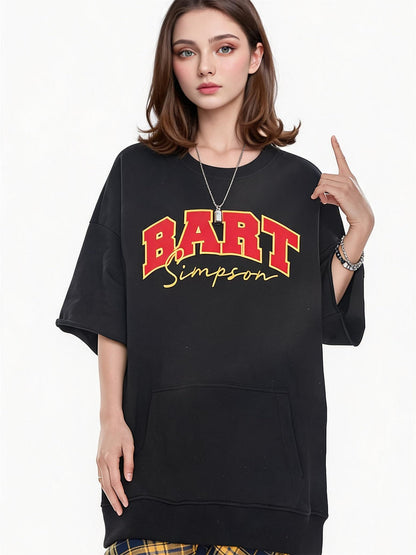 Simpson American Preppy Style Oversized T-shirt