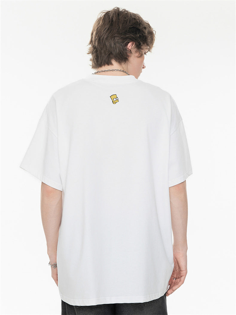 High Street Loose-fitting T-shirt With Large Symbol Print