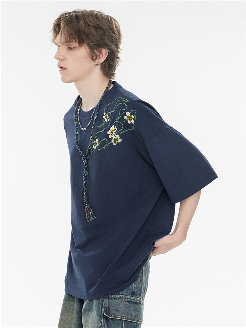 Fresh And Gentle Style Oversized Casual T-shirt