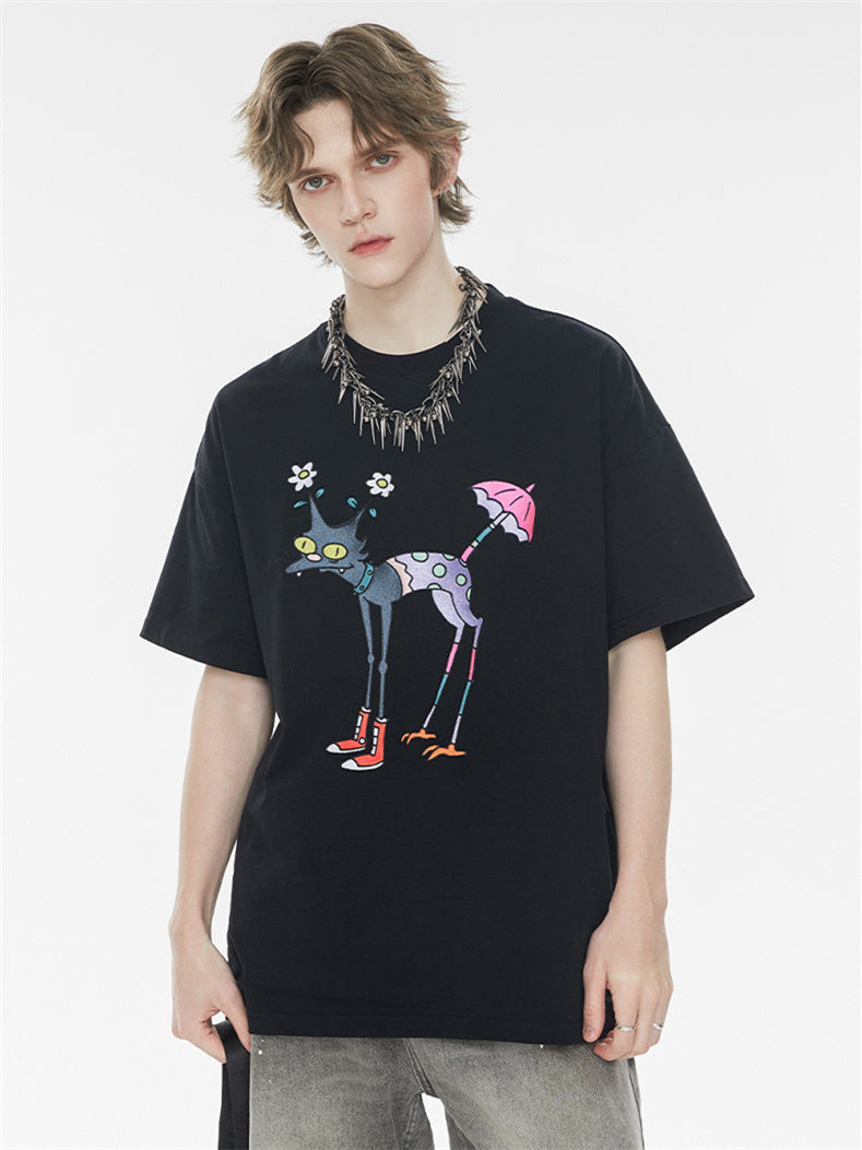 Quirky And Fun Floral Umbrella Top