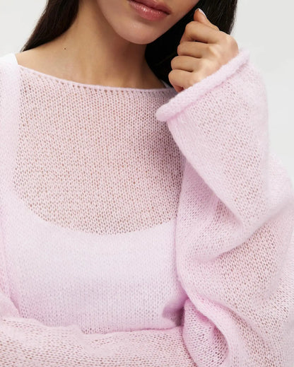 | Relaxed Crewneck Sweater