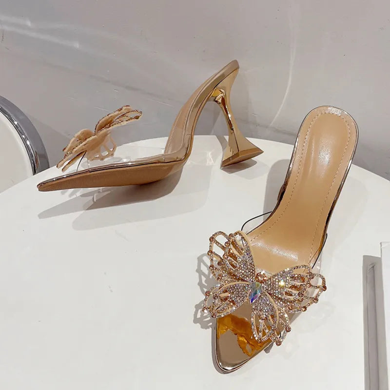 Summer High Heels Slippers for Sexy Street Style Woman