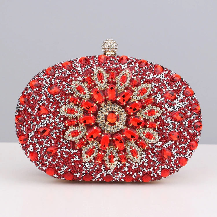 Diamond Encrusted Clutch Bag by Meghan
