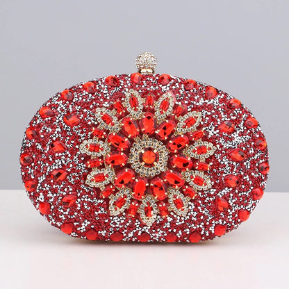Diamond Encrusted Clutch Bag by Meghan
