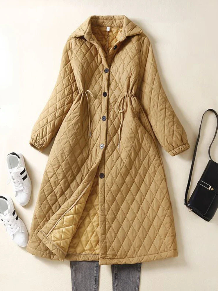 | Quilted Long Coat