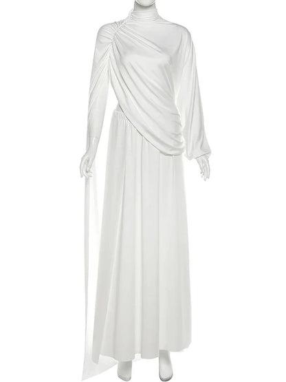 | Draped Two-Piece Skirt Set