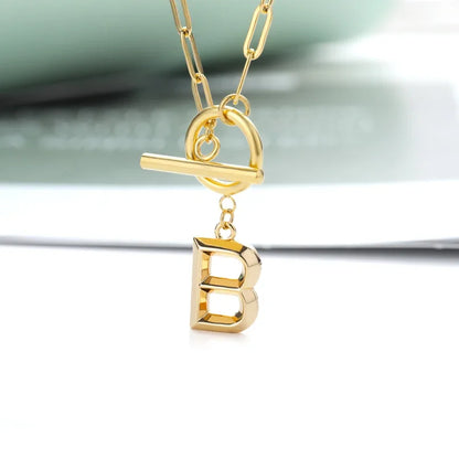The Initial Toggle Necklace