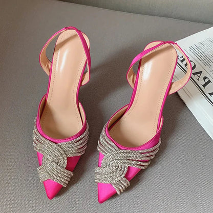 Spring Autumn Thin High Heels Ladies Sandals 11CM